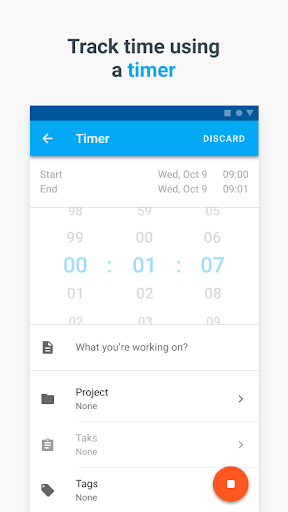 Clockify — Time Tracker - عکس برنامه موبایلی اندروید
