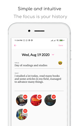 My Diary - Daily notes, Mood - Image screenshot of android app