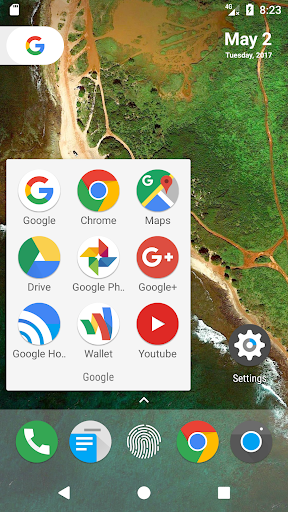 N+ Launcher - Nougat 7.0 / Oreo 8.0 / Pie 9.0 - عکس برنامه موبایلی اندروید