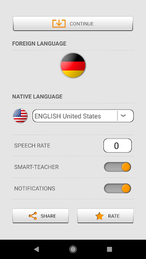 Learn German words with ST - Image screenshot of android app