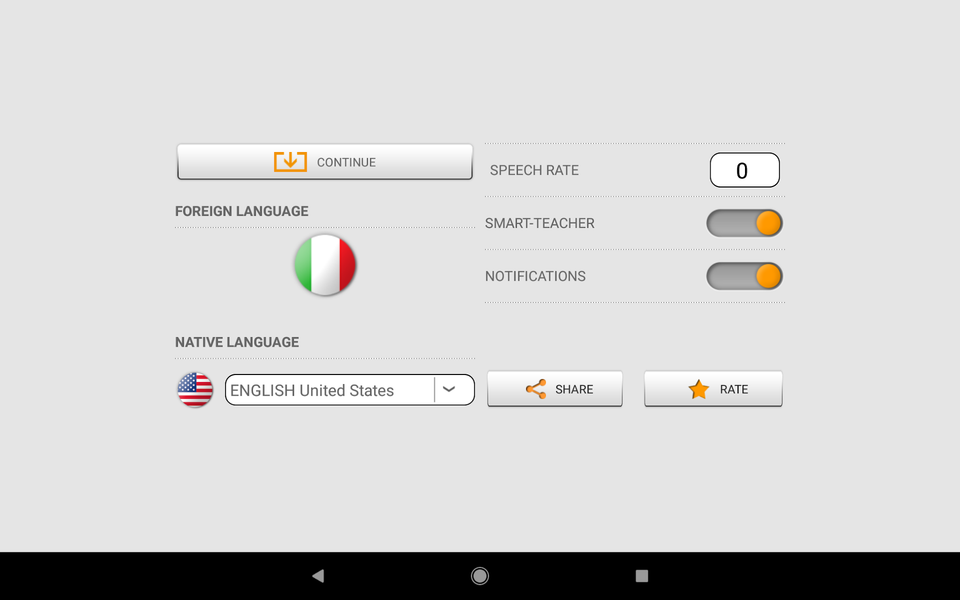 Learn Italian words with ST - عکس برنامه موبایلی اندروید