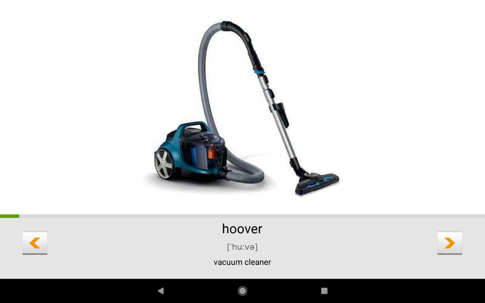 Learn foreign words with ST - Image screenshot of android app