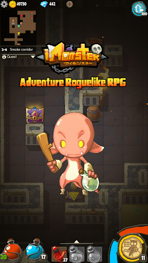 iMonster-Roguelike RPG Legends,Dark Dungeon - Gameplay image of android game