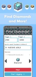 Find Diamonds for Mine & craft - عکس برنامه موبایلی اندروید