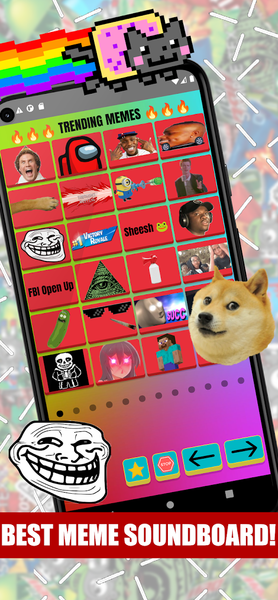 Meme Soundboard 2024 Ultimate - Gameplay image of android game