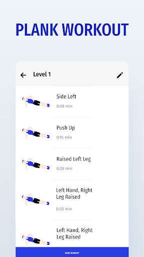 Plank Workout - Planking 30 day, Plank Exercises - Image screenshot of android app