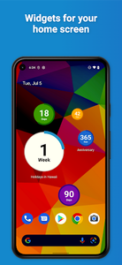Countdown Widget - عکس برنامه موبایلی اندروید