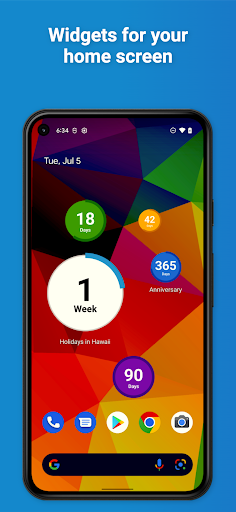Countdown Widget・Countdown app - عکس برنامه موبایلی اندروید
