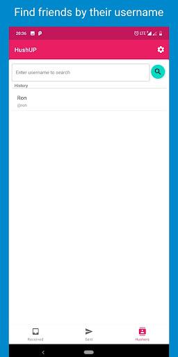 HushUP - Your anonymous friend - عکس برنامه موبایلی اندروید