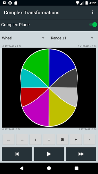 Complex Transform Calculator - عکس برنامه موبایلی اندروید