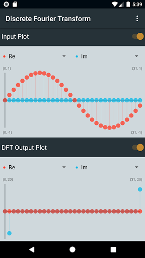 DFT Calculator - Image screenshot of android app