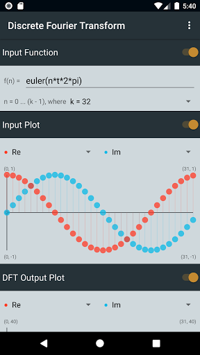 DFT Calculator - Image screenshot of android app