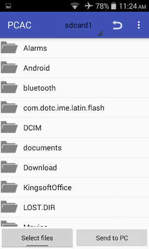 PC-Android Connection - Image screenshot of android app