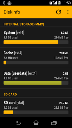 DiskInfo - عکس برنامه موبایلی اندروید
