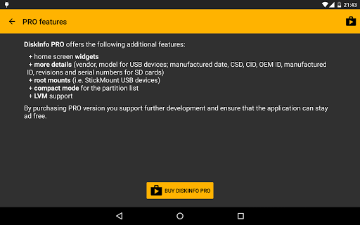 DiskInfo - عکس برنامه موبایلی اندروید