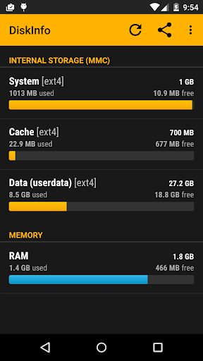 DiskInfo - عکس برنامه موبایلی اندروید