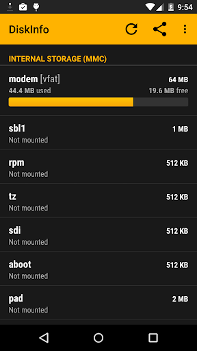 DiskInfo - عکس برنامه موبایلی اندروید