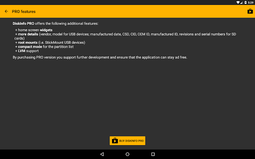 DiskInfo - عکس برنامه موبایلی اندروید