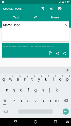 Morse Code - Image screenshot of android app