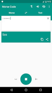 Morse Code - Image screenshot of android app