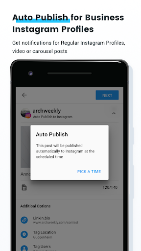 Later: Social Media Management - عکس برنامه موبایلی اندروید