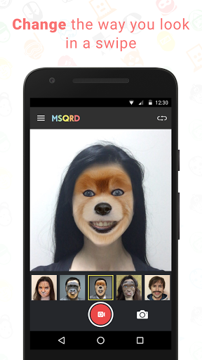 MSQRD - Image screenshot of android app