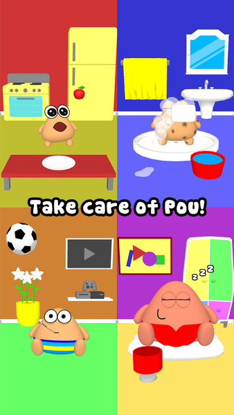 Pou 3D - Gameplay image of android game
