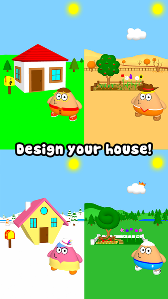 Pou 3D - Gameplay image of android game