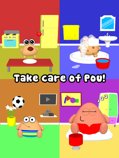 Pou 3D - Gameplay image of android game