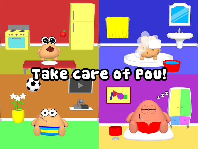 Pou 3D - Gameplay image of android game