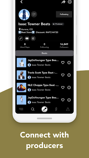 Rapchat: Music Maker Studio - عکس برنامه موبایلی اندروید