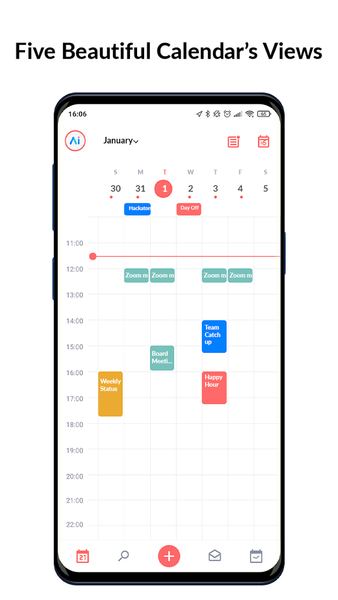 Calendar – Smart Scheduler - عکس برنامه موبایلی اندروید