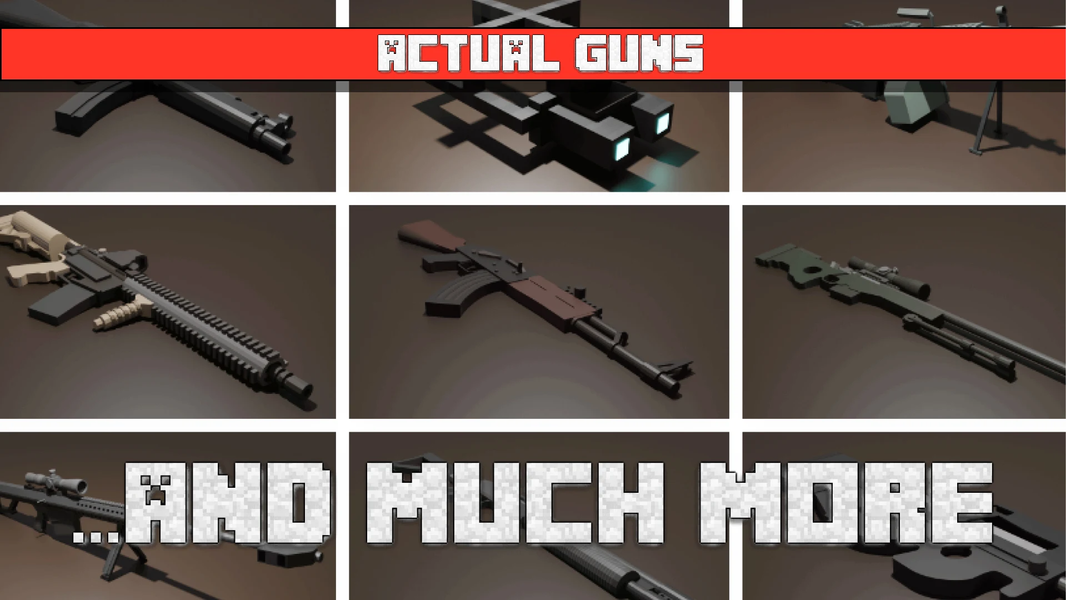 Mc Gun Mod for Minecraft PE - عکس برنامه موبایلی اندروید