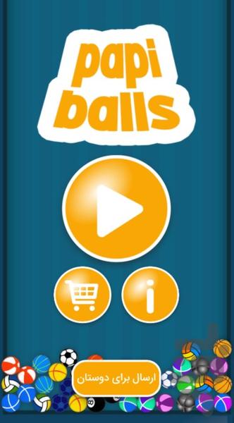 papi ball - Gameplay image of android game