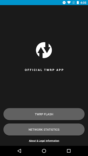 Official TWRP App - Image screenshot of android app