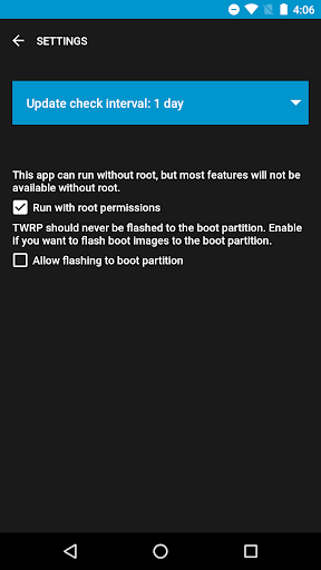 Official TWRP App - عکس برنامه موبایلی اندروید