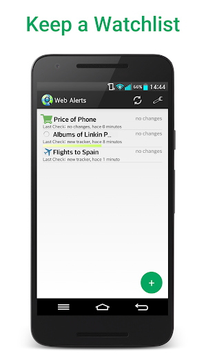 Web Alert (Website Monitor) - عکس برنامه موبایلی اندروید
