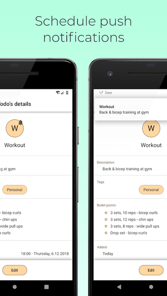 Deer - Minimalist Todo Planner - عکس برنامه موبایلی اندروید