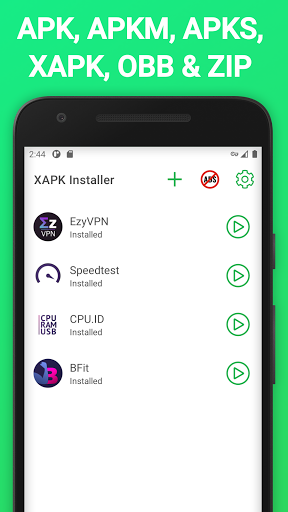 XAPK Installer w/ OBB install - Image screenshot of android app