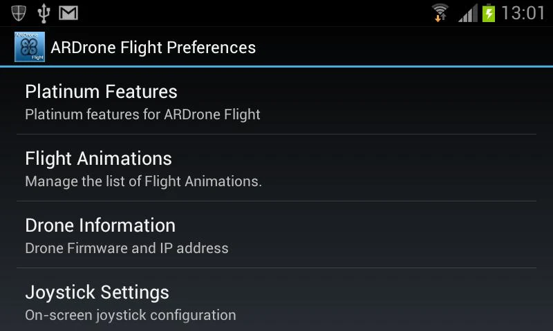 ARDrone Flight - Image screenshot of android app