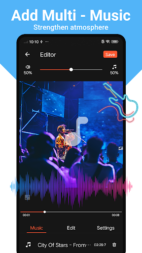 Video Maker Music Video Editor - Image screenshot of android app