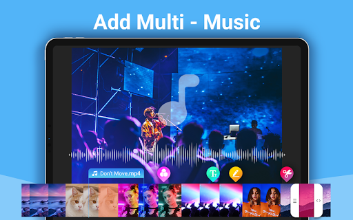 Video Maker Music Video Editor - عکس برنامه موبایلی اندروید