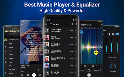 Music Player With Equalizer - عکس برنامه موبایلی اندروید