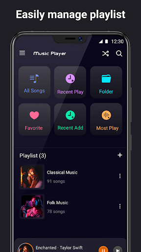 MP3 Player Pro - Music Player - عکس برنامه موبایلی اندروید