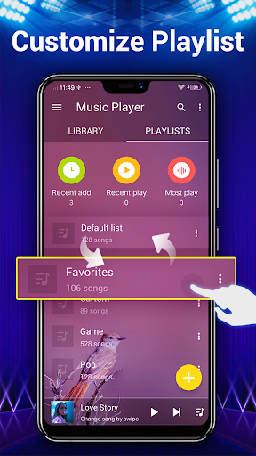 Music Player - Mp۳ Player – پخش موسیقی - عکس برنامه موبایلی اندروید
