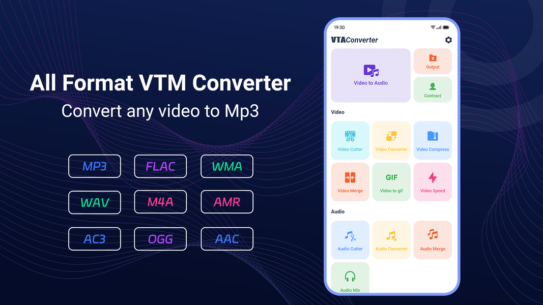 Video to Mp3 - Audio Converter - عکس برنامه موبایلی اندروید