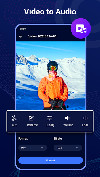 Video to Mp3 - Audio Converter - عکس برنامه موبایلی اندروید