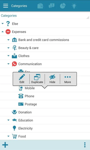 Expense Manager - عکس برنامه موبایلی اندروید