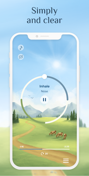 forYou breath: breath to relax - عکس برنامه موبایلی اندروید
