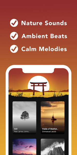 Meditation Music: meditate - Image screenshot of android app